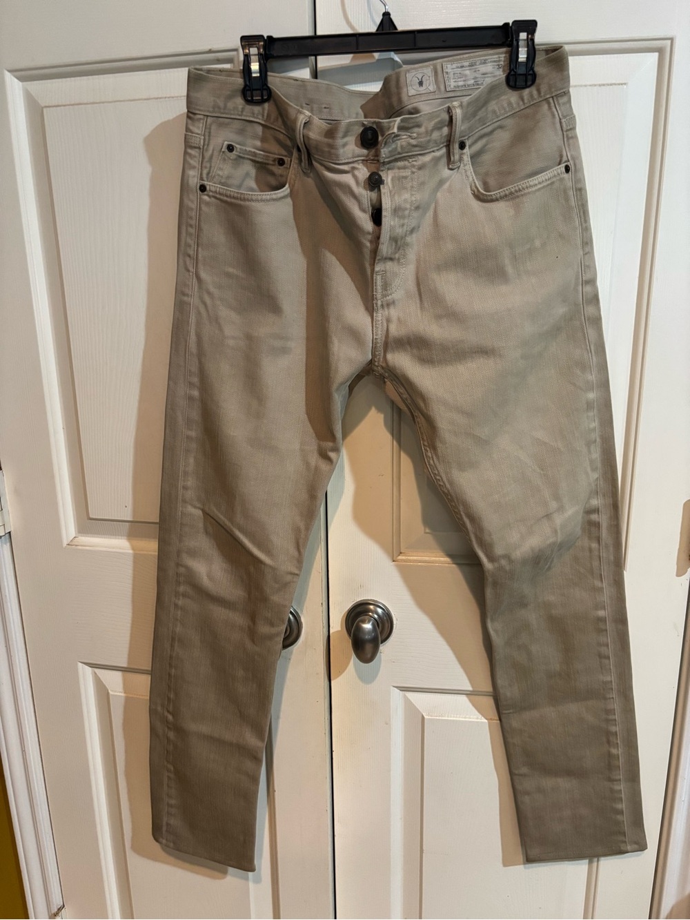 Men All Saints Khaki Jeans